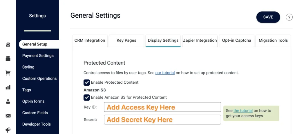 Protected Content Amazon 3 Settings 1