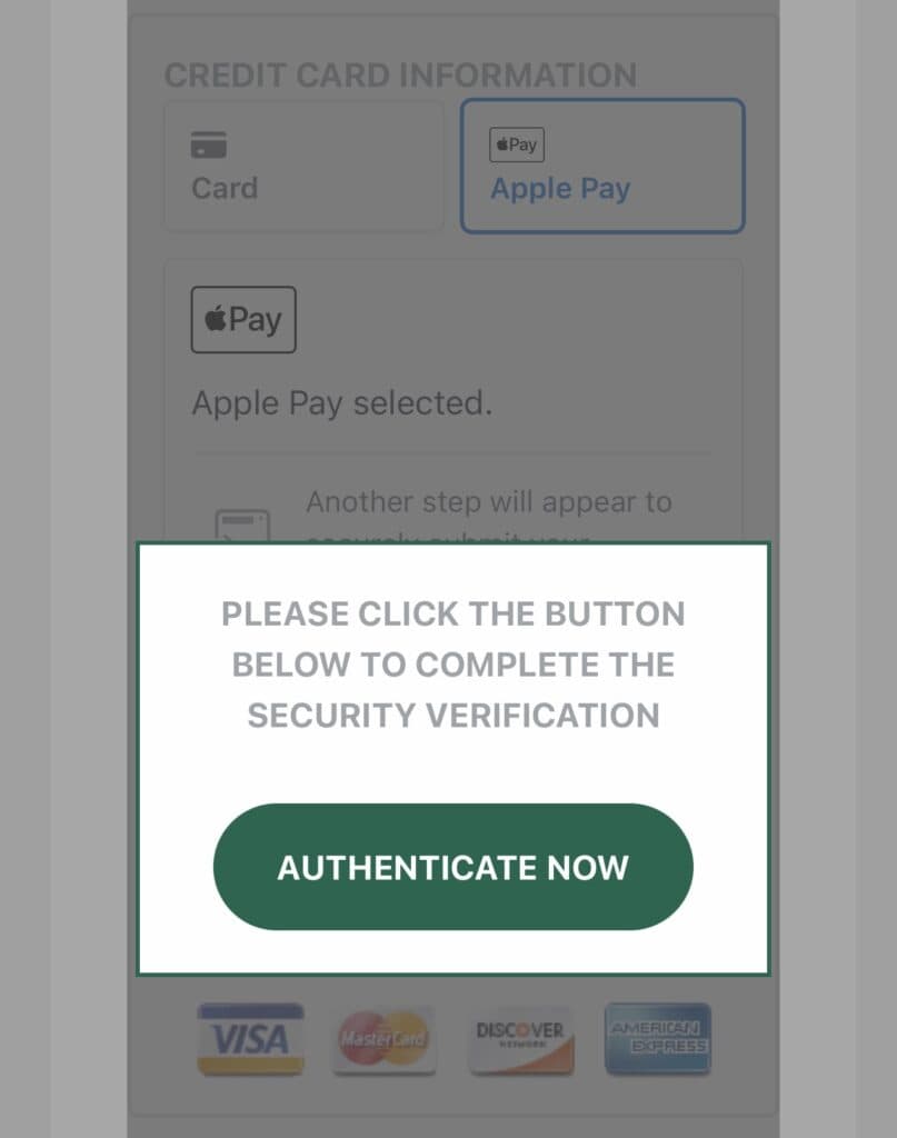 Apple Pay Authentication in AccessAlly