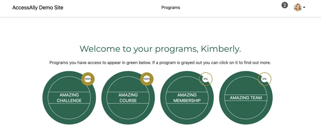 Background View CSS White in AccessAlly