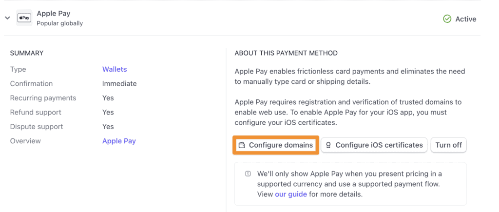 Stripe Apple Pay Setup in AccessAlly