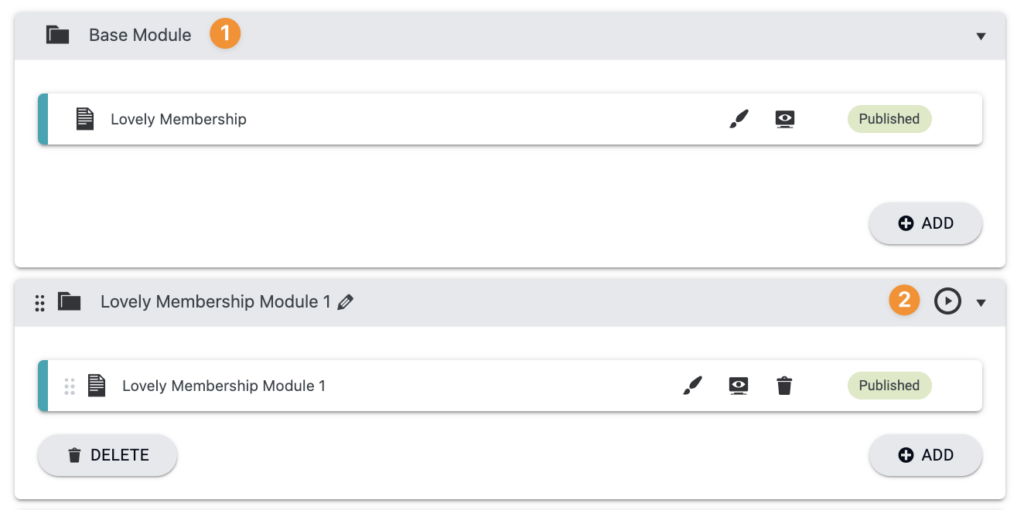 Base Module and Instant Release Modules