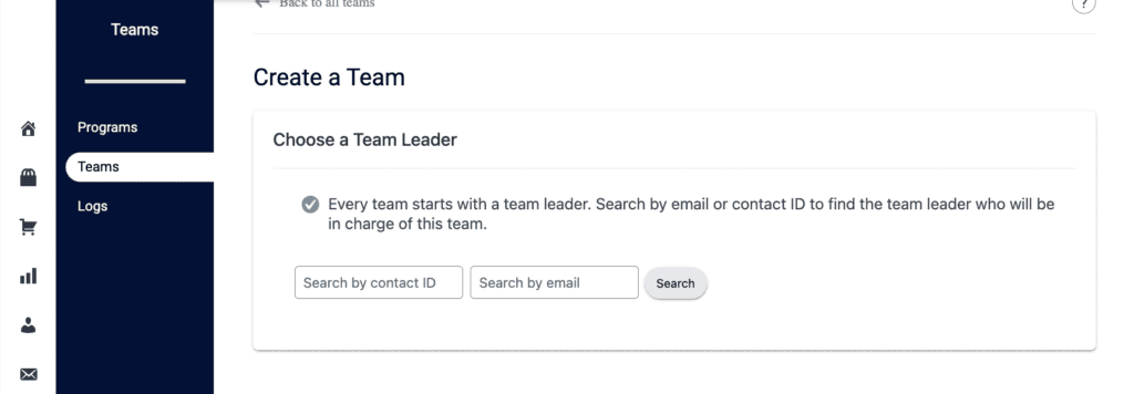 Create a Team search option in AccessAlly | KB AccessAlly