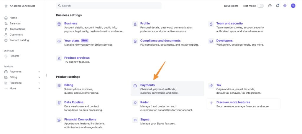 Payments in Stripe