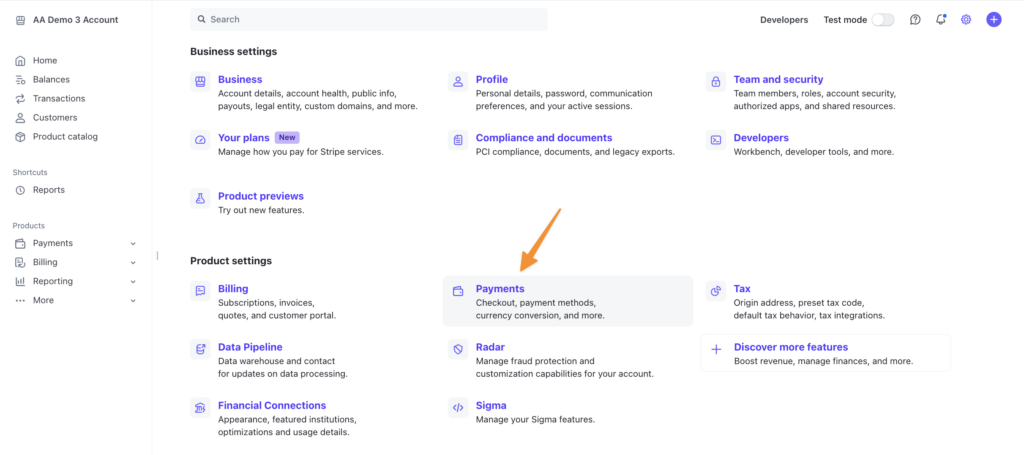 Payments in Stripe