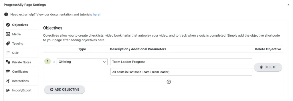 Team Center Offering Progress by Team Leader in AccessAlly | KB AccessAlly