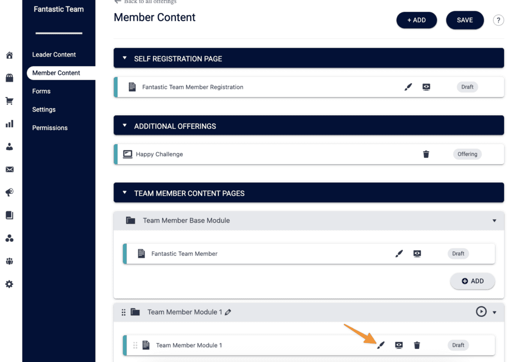 Team Member Module Pages in AccessAlly | KB AccessAlly
