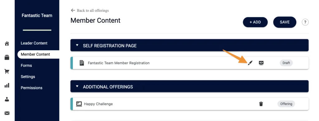 Team Member Registration Page in AccessAlly | KB AccessAlly