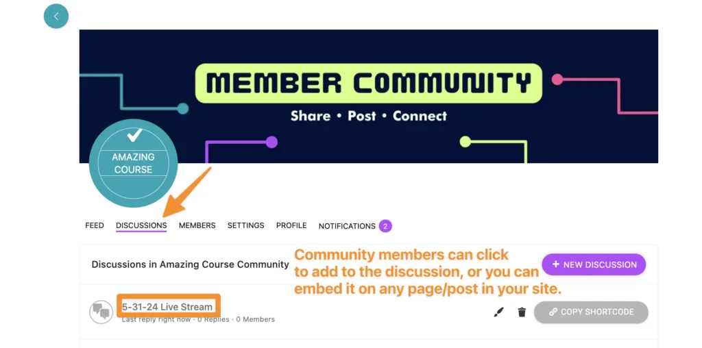 CommunityAlly discussion to use with a live stream