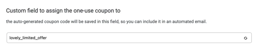 Custom Field for Coupon Code in AccessAlly