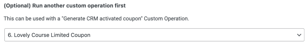 Custom operation countdown in AccessAlly