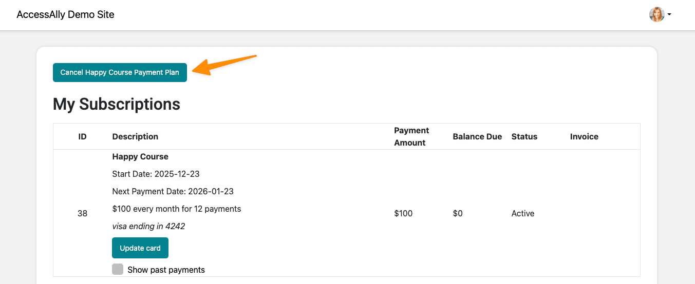 Self-Cancelation Operation
